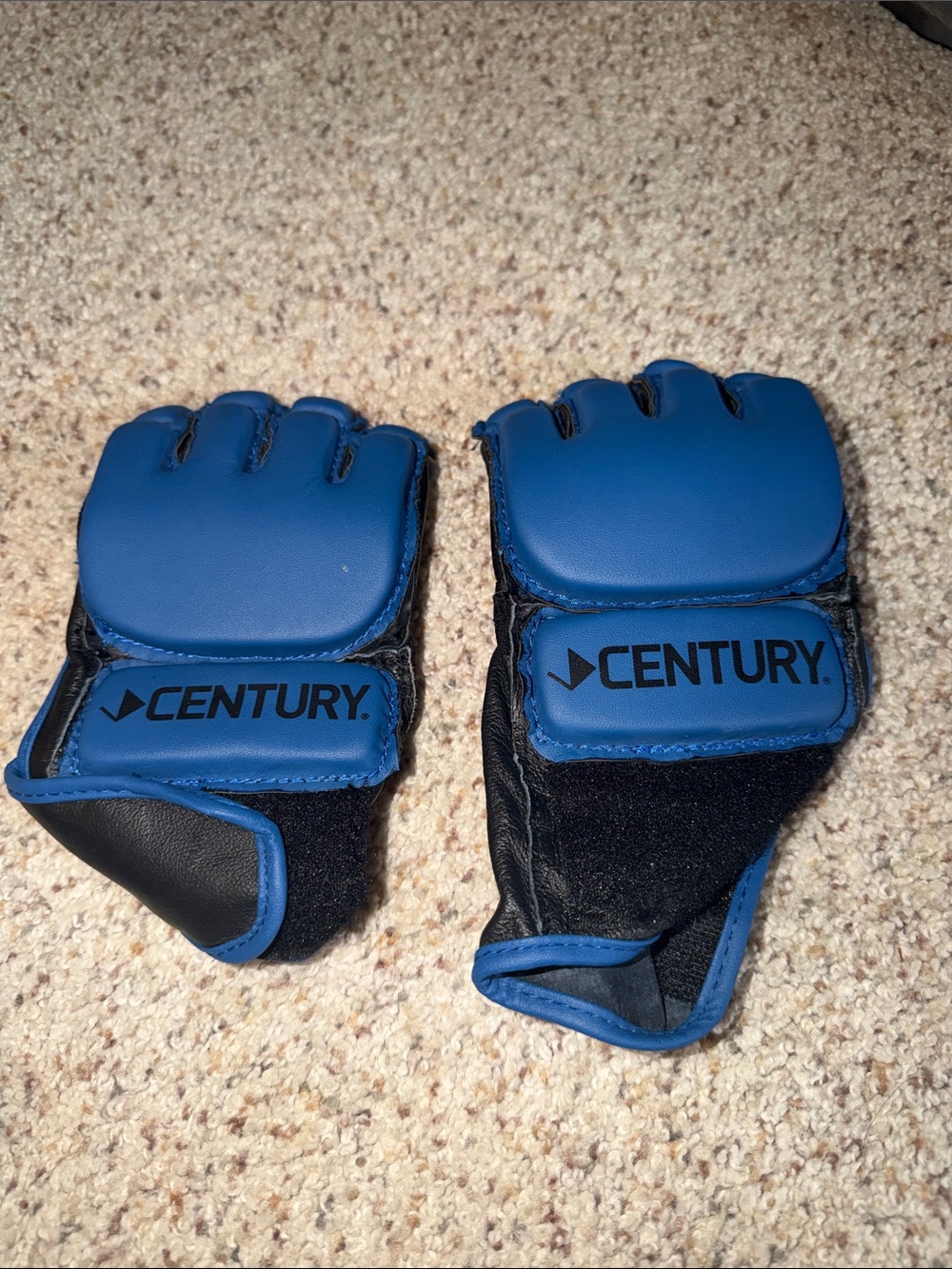 Blue century kickboxing Grappling Gloves